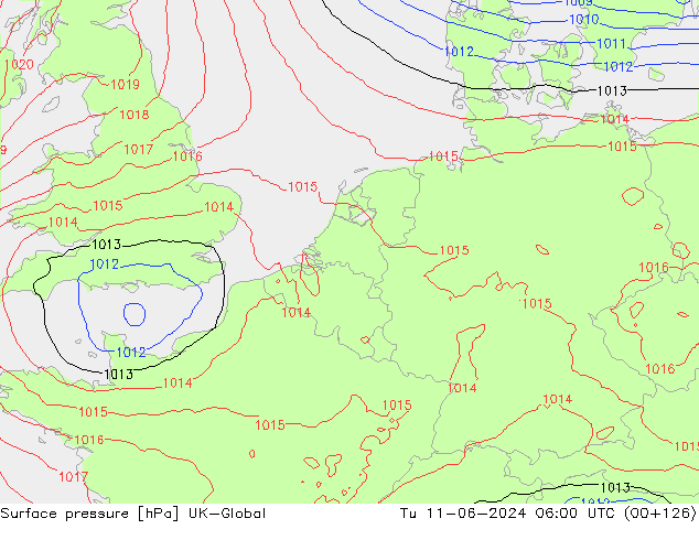 Bodendruck UK-Global Di 11.06.2024 06 UTC