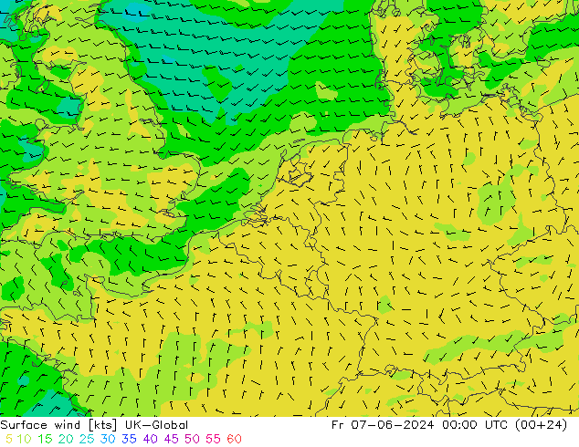 Bodenwind UK-Global Fr 07.06.2024 00 UTC