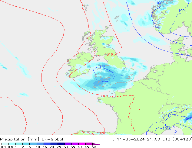 Yağış UK-Global Sa 11.06.2024 00 UTC