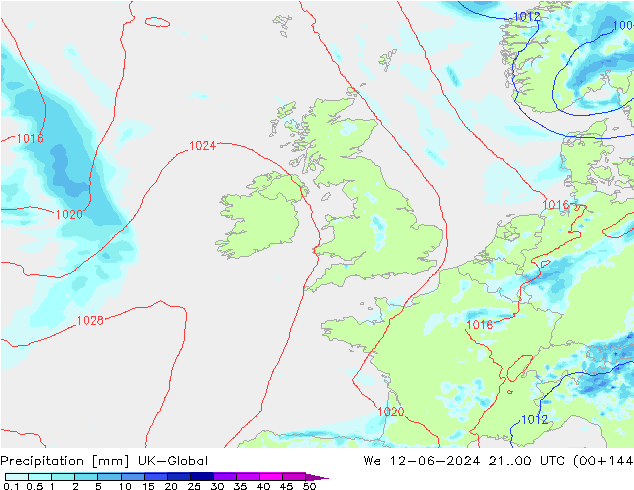 Niederschlag UK-Global Mi 12.06.2024 00 UTC