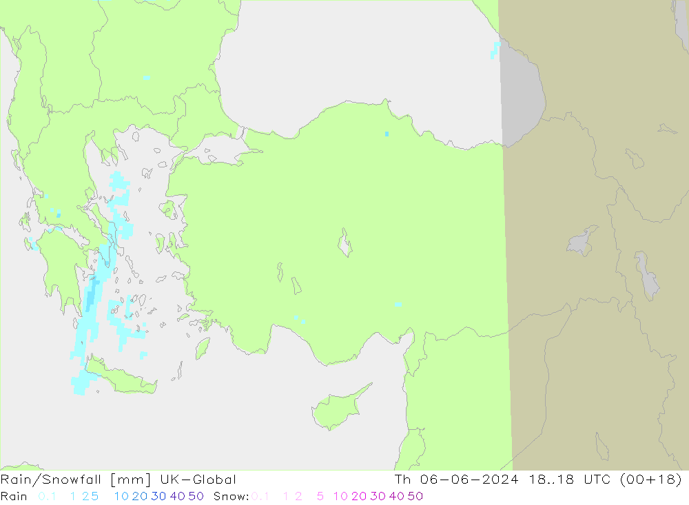 Lluvia/nieve UK-Global jue 06.06.2024 18 UTC