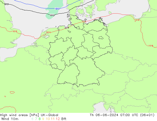 High wind areas UK-Global Qui 06.06.2024 07 UTC
