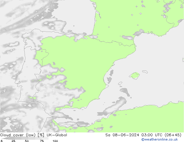 nízká oblaka UK-Global So 08.06.2024 03 UTC