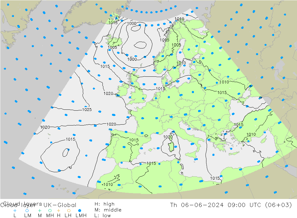 Chmura warstwa UK-Global czw. 06.06.2024 09 UTC