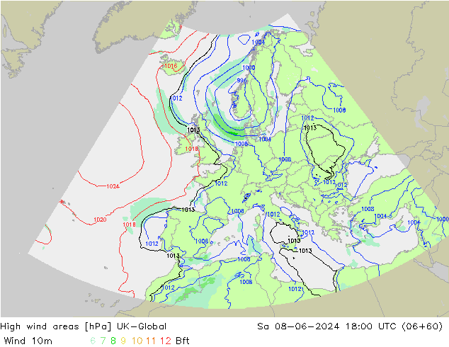 High wind areas UK-Global Sa 08.06.2024 18 UTC