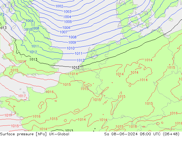 ciśnienie UK-Global so. 08.06.2024 06 UTC