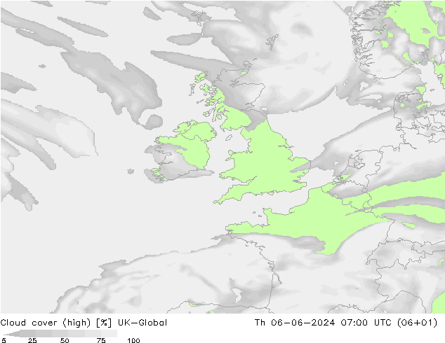 Bewolking (Hoog) UK-Global do 06.06.2024 07 UTC