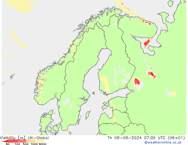 能见度 UK-Global 星期四 06.06.2024 07 UTC