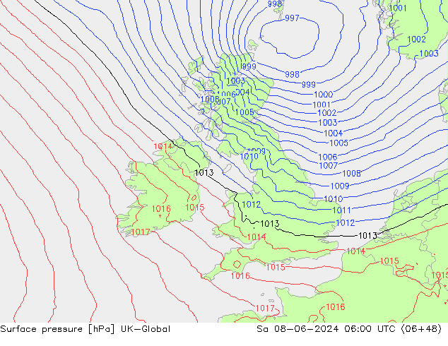 ciśnienie UK-Global so. 08.06.2024 06 UTC