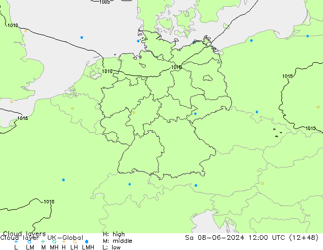 Cloud layer UK-Global Cts 08.06.2024 12 UTC