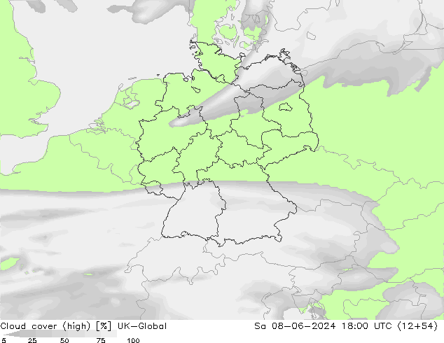 Bewolking (Hoog) UK-Global za 08.06.2024 18 UTC