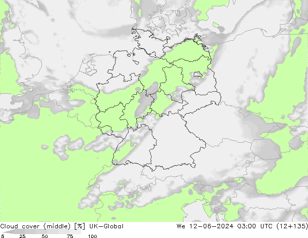 oblačnosti uprostřed UK-Global St 12.06.2024 03 UTC