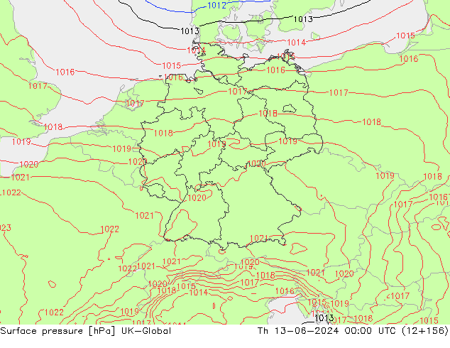 Bodendruck UK-Global Do 13.06.2024 00 UTC