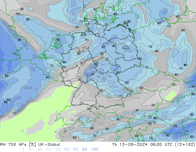 700 hPa Nispi Nem UK-Global Per 13.06.2024 06 UTC