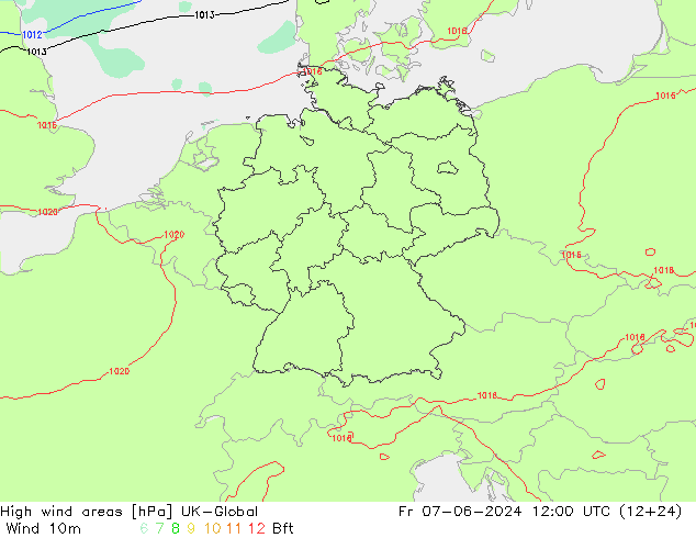 High wind areas UK-Global пт 07.06.2024 12 UTC