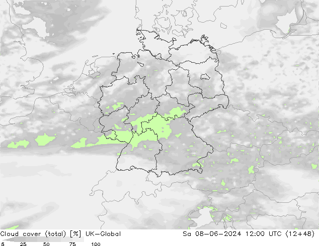 Bulutlar (toplam) UK-Global Cts 08.06.2024 12 UTC