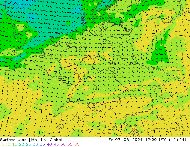 Bodenwind UK-Global Fr 07.06.2024 12 UTC