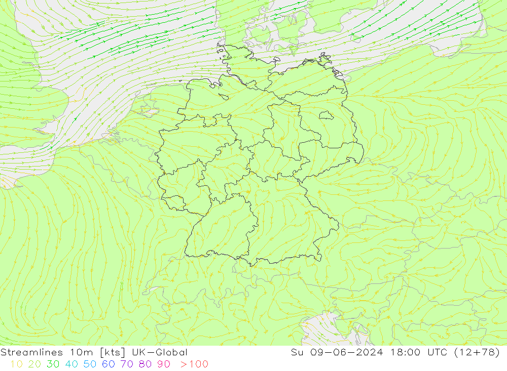 ветер 10m UK-Global Вс 09.06.2024 18 UTC