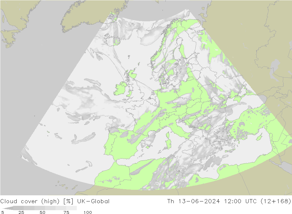 Bulutlar (yüksek) UK-Global Per 13.06.2024 12 UTC