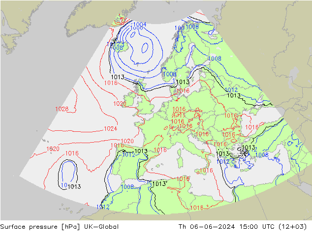 pression de l'air UK-Global jeu 06.06.2024 15 UTC