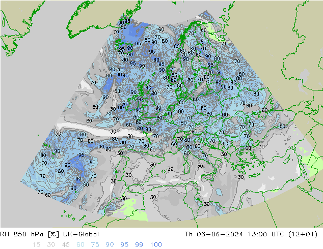 850 hPa Nispi Nem UK-Global Per 06.06.2024 13 UTC