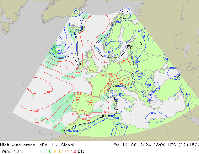 High wind areas UK-Global mer 12.06.2024 18 UTC