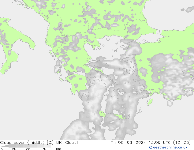 Nuages (moyen) UK-Global jeu 06.06.2024 15 UTC