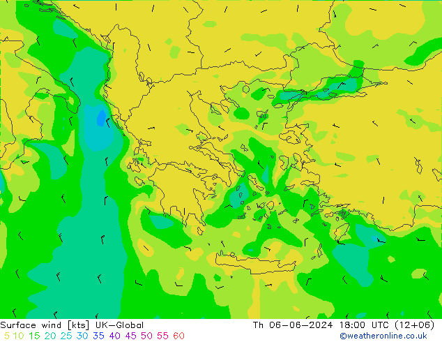 wiatr 10 m UK-Global czw. 06.06.2024 18 UTC