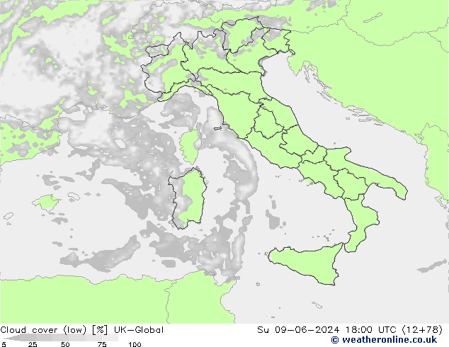 nízká oblaka UK-Global Ne 09.06.2024 18 UTC