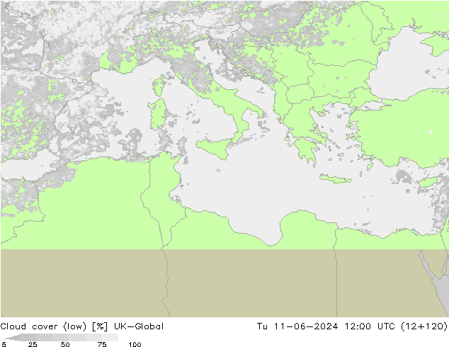 zachmurzenie (niskie) UK-Global wto. 11.06.2024 12 UTC