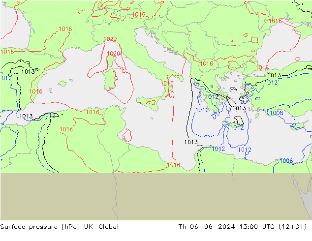 pressão do solo UK-Global Qui 06.06.2024 13 UTC