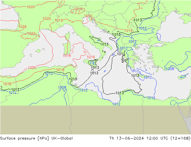 ciśnienie UK-Global czw. 13.06.2024 12 UTC