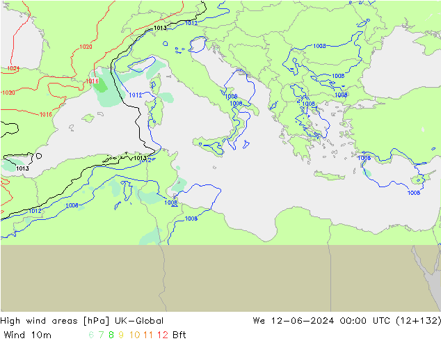 High wind areas UK-Global ср 12.06.2024 00 UTC