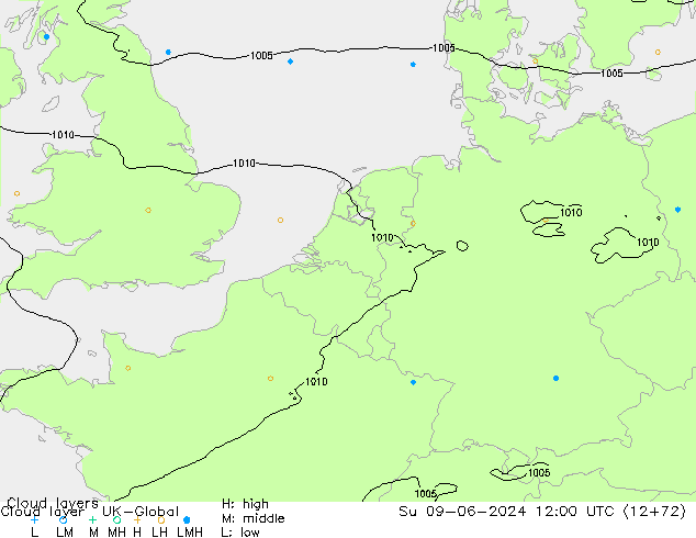 Cloud layer UK-Global Su 09.06.2024 12 UTC