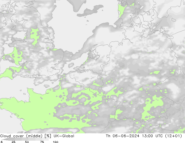 Bewolking (Middelb.) UK-Global do 06.06.2024 13 UTC