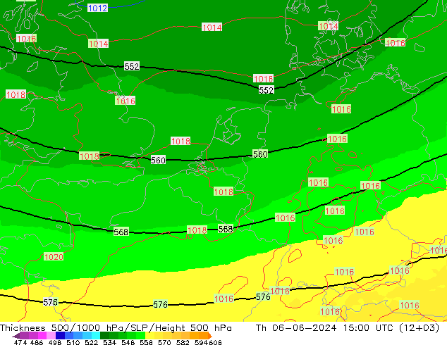 Thck 500-1000hPa UK-Global Th 06.06.2024 15 UTC