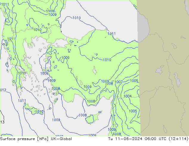 pressão do solo UK-Global Ter 11.06.2024 06 UTC