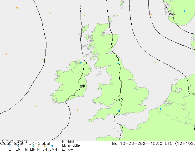 Cloud layer UK-Global lun 10.06.2024 18 UTC