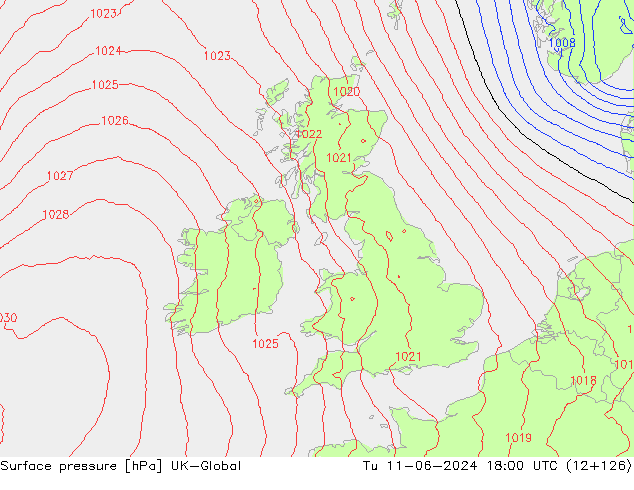 Bodendruck UK-Global Di 11.06.2024 18 UTC