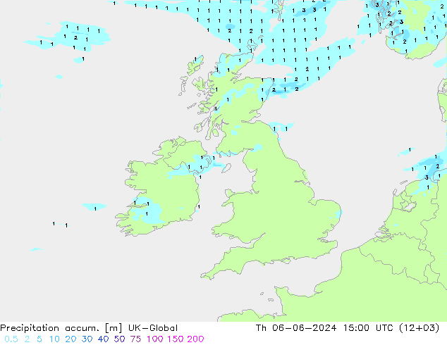 Precipitation accum. UK-Global Th 06.06.2024 15 UTC