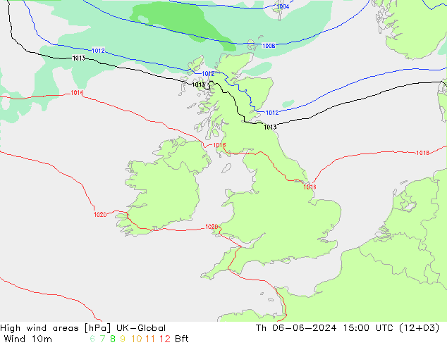 High wind areas UK-Global чт 06.06.2024 15 UTC