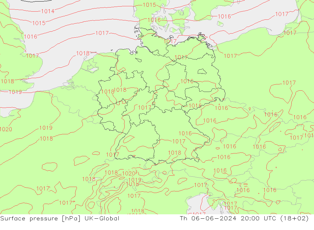 pressão do solo UK-Global Qui 06.06.2024 20 UTC