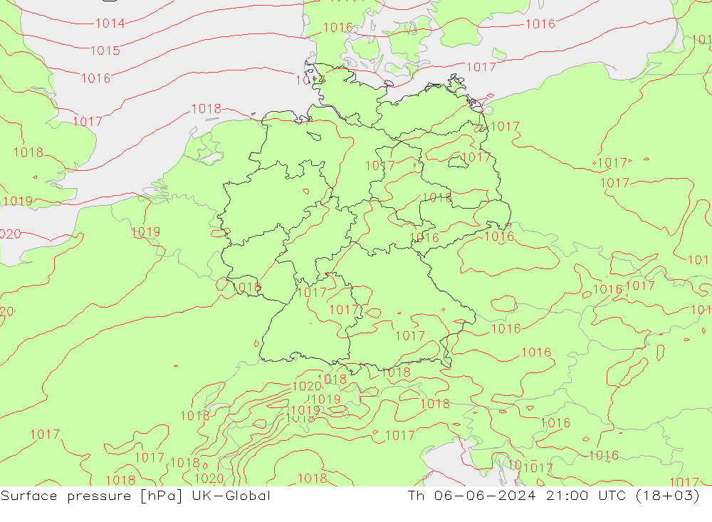 pressão do solo UK-Global Qui 06.06.2024 21 UTC