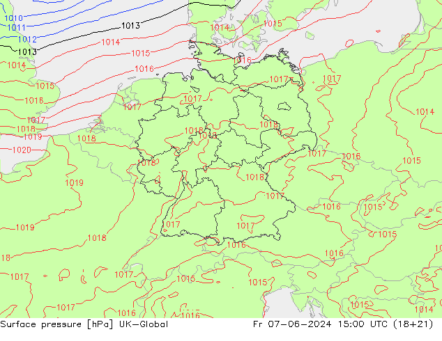 Yer basıncı UK-Global Cu 07.06.2024 15 UTC