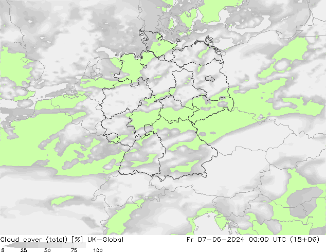 zachmurzenie (suma) UK-Global pt. 07.06.2024 00 UTC