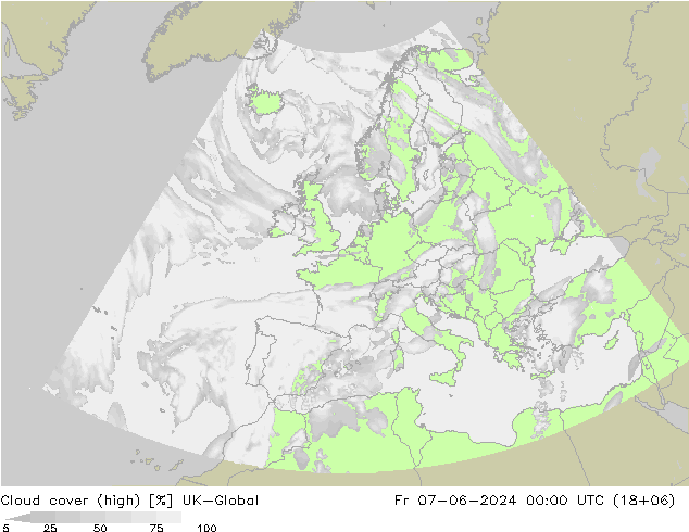 zachmurzenie (wysokie) UK-Global pt. 07.06.2024 00 UTC