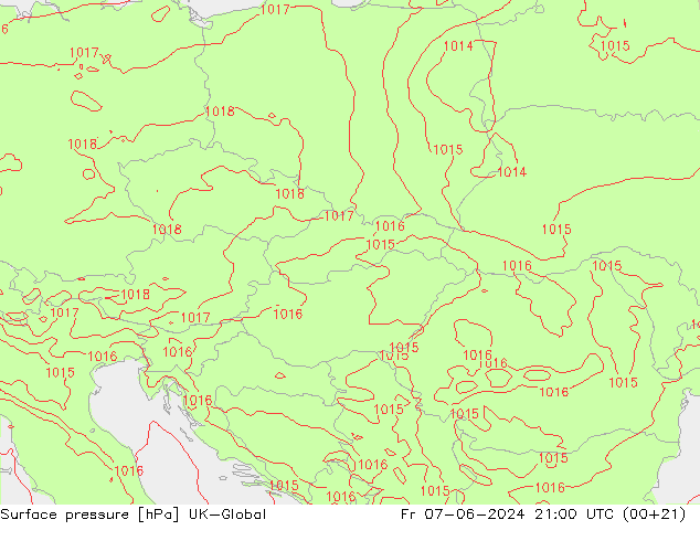 Yer basıncı UK-Global Cu 07.06.2024 21 UTC