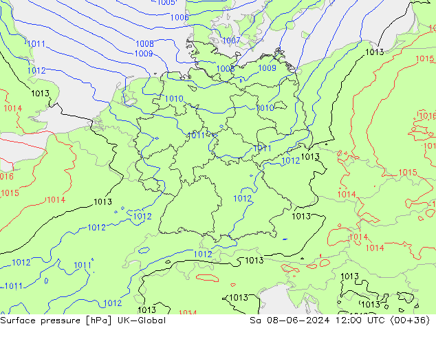 ciśnienie UK-Global so. 08.06.2024 12 UTC