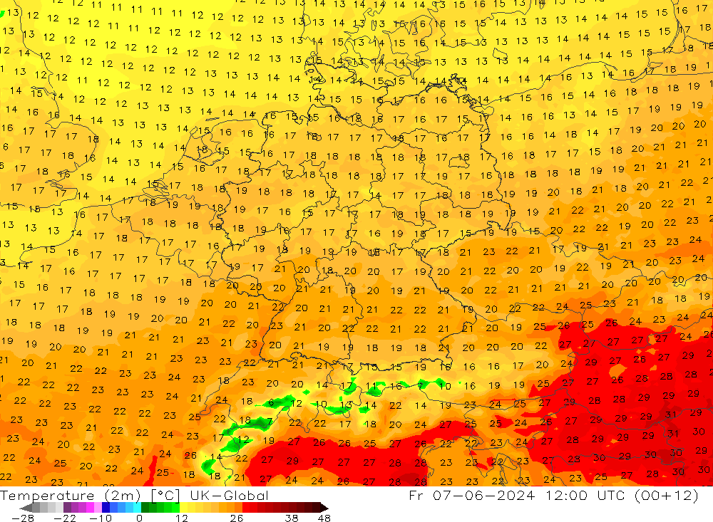 карта температуры UK-Global пт 07.06.2024 12 UTC