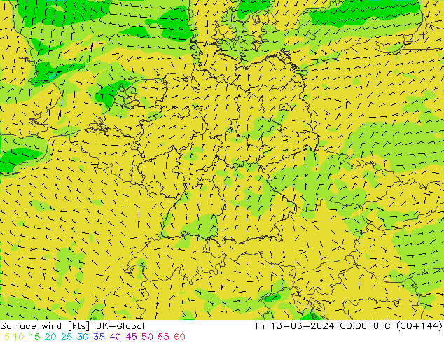  10 m UK-Global  13.06.2024 00 UTC